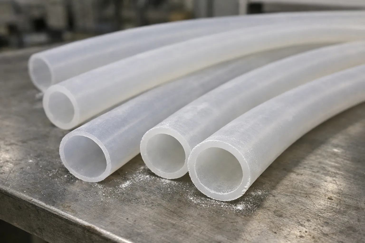 Tube reinforced with textile or metal braid