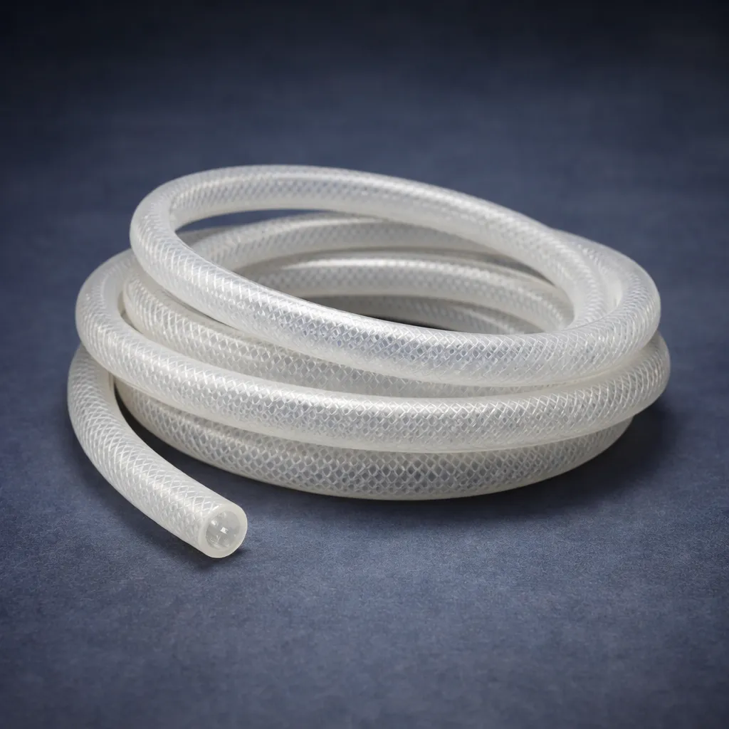 Tube renforcé tresse textile